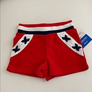 Celebrate patriotic toddler girls shorts